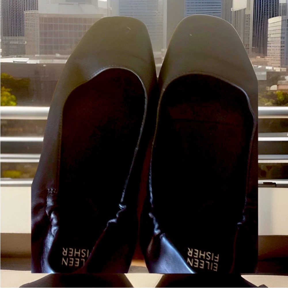 Eileen Fisher ballet flats , Black size 9